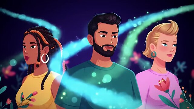 Diversity and Inclusion Celebrating Unity, Connection, and shared experiences through artistic representations