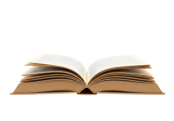 Fototapeta premium Gateway to Discovery An Opened Book's Blank Pages Offer Limitless Opportunities for Learning, Storytelling, and Intellectual Enlightenment, Symbolizing New Beginnings.