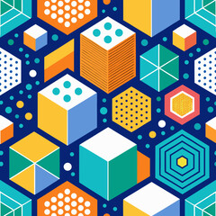 abstract background with cubes