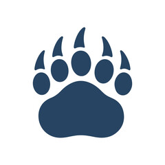 bear trail flat icon color vector on white background
Vector color flat icon on white background