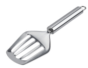 Fototapeta premium Front View of Stainless Steel Potato Masher with Parallel Rods, Transparent Background