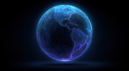 Digital representation of the earth.