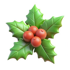 holly leaves and berries in festive christmas decoration traditional holiday symbol, green foliage and red fruit ornament for seasonal celebration