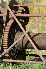 old rusty gear wheels