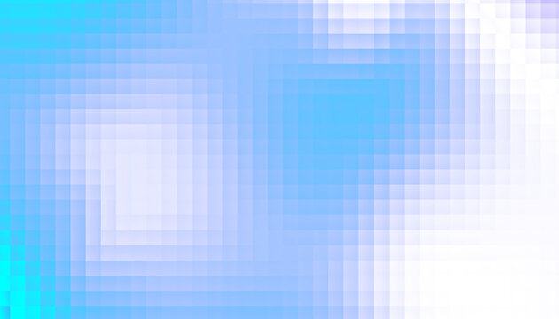 Gradient blue overlay background. Geometric texture of light blue squares. The substrate for branding, calendar, postcard, screensaver, poster, cover. A