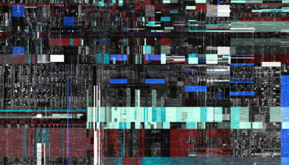 Vintage horror looping film strip melting background. 4K Reel Clutter, Old Tv and film grain noise