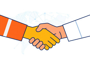 handshake between two businessmen