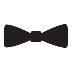 Classic black bow tie symbol elegant formal wear accessory for parties and events