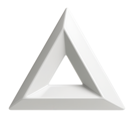 Single triangle shape.