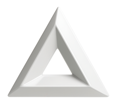 Single triangle shape.