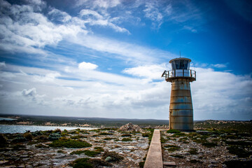Australia, West Cape Lighthouse is part of the Innes National Park at Yorke Peninsula. There is a 500-metre walk to get to the lighthouse which offers amazing views of the surrounding landscape. 