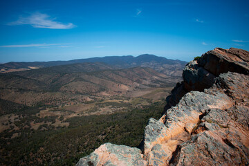 Australia, Devil's Peak is one of the most well known walks close to Quorn in the Southern Flinders Ranges, SA. This walking trail is a 2.4km and offers spectacular 360 views from its summit.