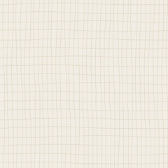 Seamless navy blue organic lines windowpane mesh background. Dense grid weave backdrop with imperfect lines. Hand drawn minimalist geometric repeat. For web, packaging, stationery.