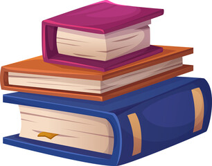 vector illustration of books