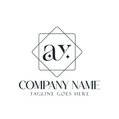 Creative Letter AY or YA Luxury Vector Logo Design for Jewelry, and Boutique. 標誌設計, ロゴデザイン, Diseño de logotipo