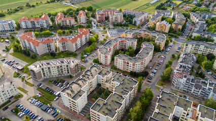 Obraz premium city ​​district