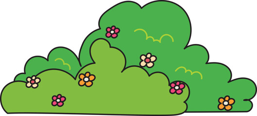 Green Caterpillar Cartoon in Cute Kawaii Hand-Drawn Doodle Style for Kids, Fun Clipart for Creative Projects and Learning Materials