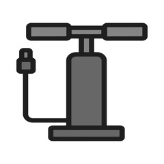 Bicycle Pump Illustration A Tool Used to Inflate Tires and Other Inflatable Items With Hand Air Pump