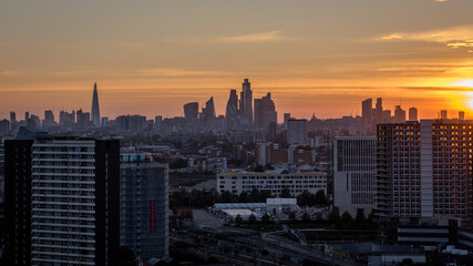 Fototapeta premium Views from Stratford in the city of London, UK