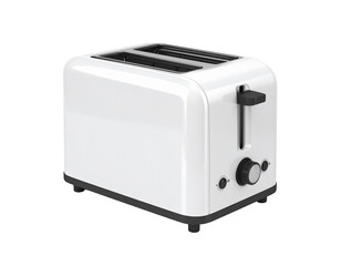 Toaster, modern, white background