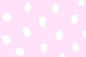 Soft Pink Polka Dot Abstract Pattern with Fluffy Texture