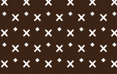 seamless geometric pattern brown color design