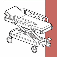 Hospital stretcher, a vital medical equipment