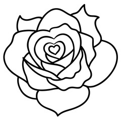 Heart-Shaped Rose