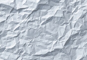 Obraz premium Crinkled light gray paper texture