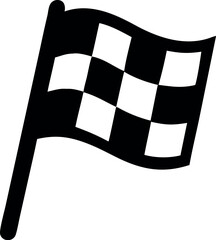 racing flag icon/ finish flag icon vector