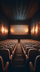 Fototapeta premium empty cinema auditorium