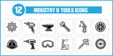 Industry And Tools Icon