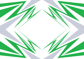 Chrome Slash Colored Geometric Lightning Stripe With White Background
