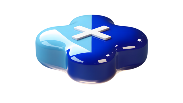 euro currency symbol on blue background