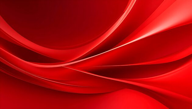 Abstract Red Swirling Curves. - Powered by Adobe