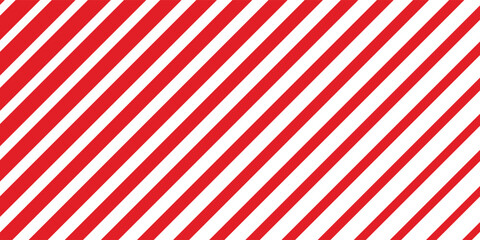 Red stripes on white background. Striped diagonal pattern Vector illustration of Seamless background Christmas or winter theme Background  lines modern