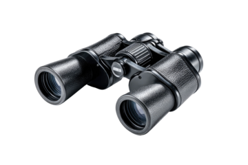 Black binoculars, focusing adjustment visible