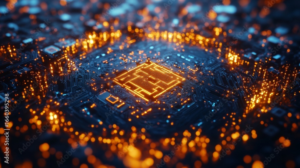 Aufkleber unlocking digital security a digital lock surrounded by an intricate web of technology cyber environ
