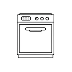 Fototapeta premium vector illustration of a kitchen stove