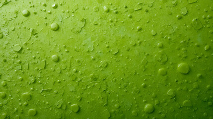 Rough textured surface with villi spots and particles on a vibrant green background, rough, texture, surface, villi, spots