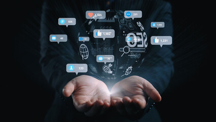 Social media marketing strategy with engagement metrics. Social marketing boosts media visibility. Social media marketing drives traffic. Social media marketing increases engagement. Elide