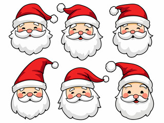 santa claus and snowman