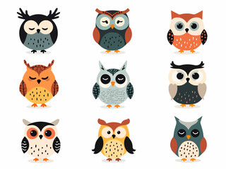set of owl
