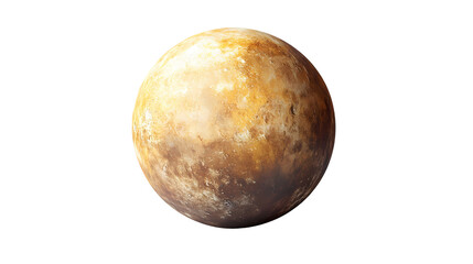 Naklejka premium Full Moon in Night Sky Isolated transparent on white background