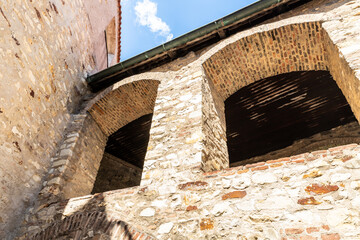 Building of the office of Supreme Burgrave on Golden Lane in Prague Castle in Prague in Czech...