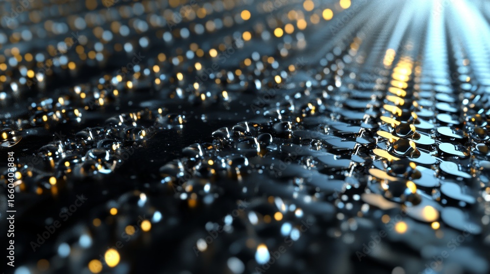 Aufkleber exploring semiconductor nano components a microscopic analysis in technology and science environment