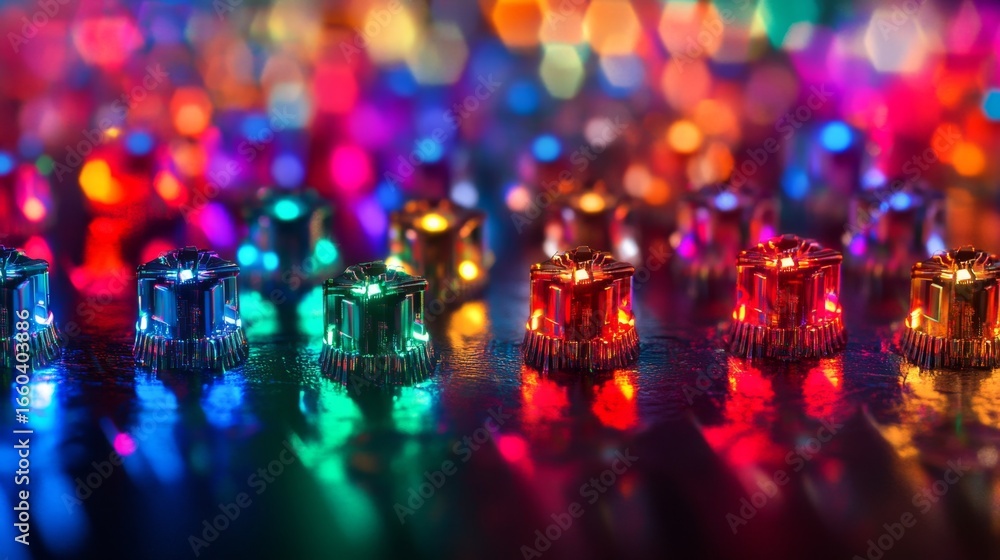Aufkleber exploring the microscopic world of semiconductor nano circuits insights into cutting-edge technology