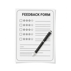 service concept with business elements on blackboard