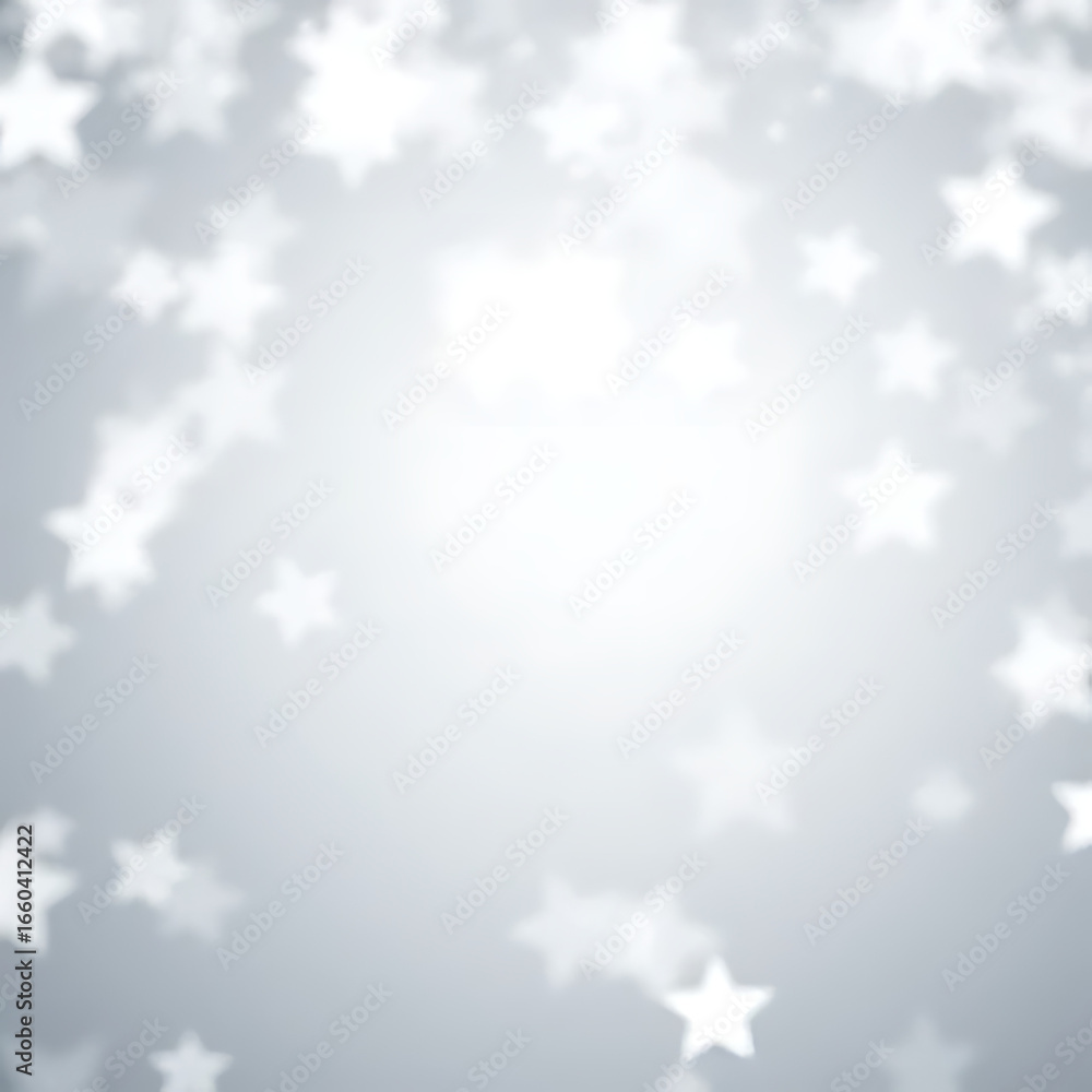 Poster soft focus shimmering starbursts and bokeh lights creating a magical and ethereal background with a 