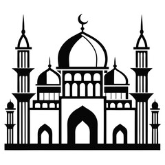 mosque vector illustration